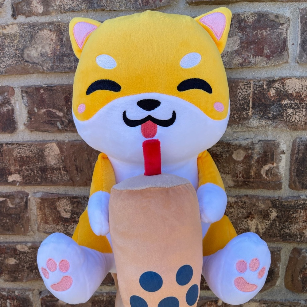 NEW Shiba Inu boba plushie- Original TENGOKU bag